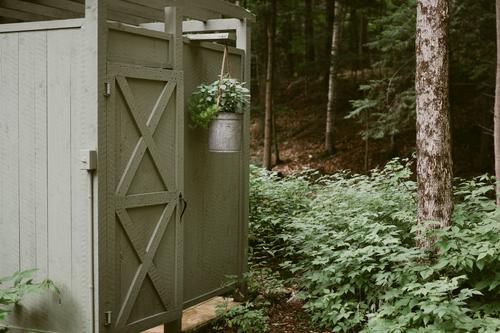 Rustic Outdoor Shower