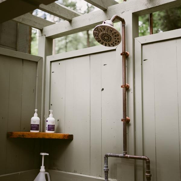 Rustic Outdoor Shower image